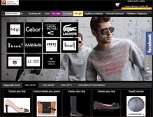 Tablet Screenshot of obuv-exclusive.cz